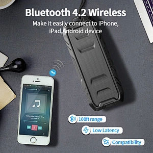 2*10W IPX5 Waterproof True Wireless Stereo Music Rechargeable Portable Bluetooth 5.0 Speaker for Outdoor