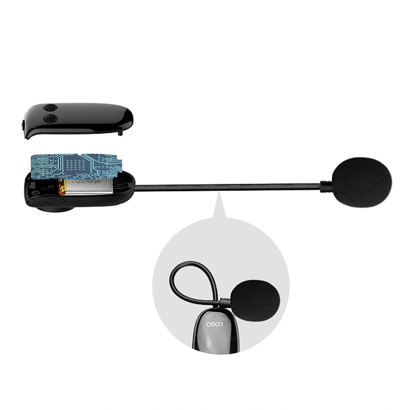 Multi-function Light Rechargeable Instrument Microphone With Receiver Erhu Musical Cordless Wireless Condenser Microphone