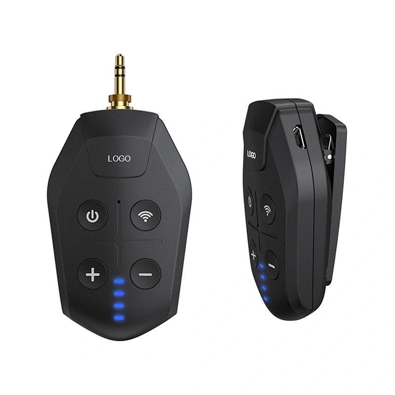 UHF Wireless Audio Transmitter Receiver Rechargeable Live Broadcast Microphone Support Lavalier Mic and Headset Mic