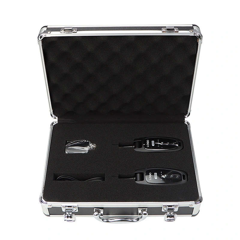 UHF 30m Wireless Transmission Distance Rechargeable 3.5/6.5mm Standard Audio Electric Guitar Transmitter Receiver Microphone