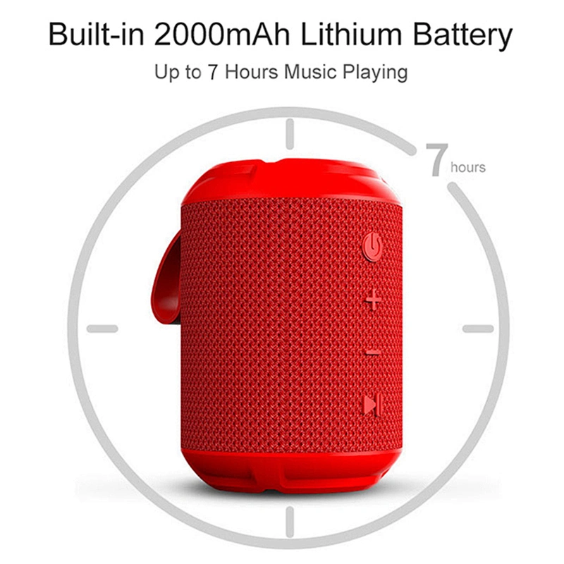 Portable Mini Rechargeable DSP Bluetooth Speaker support TWS function IPX5 Waterproof for Outdoor