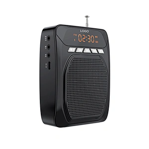 13W 1800mAh Lithium Battery Tutor Teachers Loudspeaker FM Wired Microphone Voice Amplifier With Recording