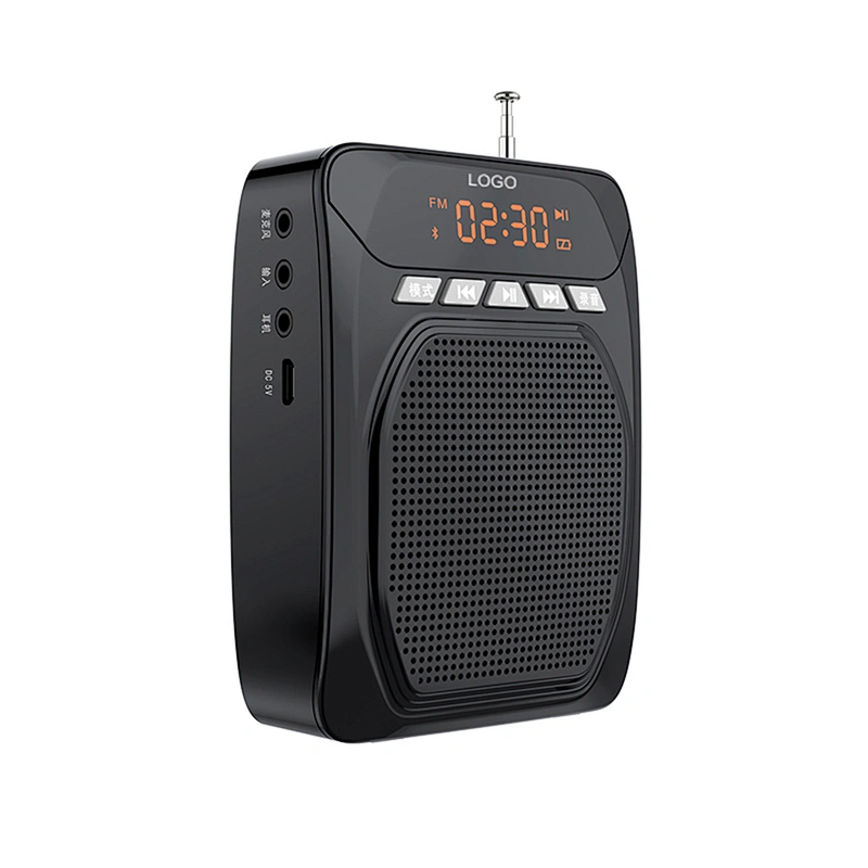 13W 1800mAh Lithium Battery Tutor Teachers Loudspeaker FM Wired Microphone Voice Amplifier With Recording
