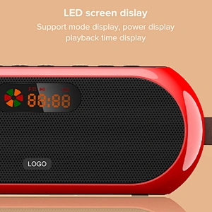 FM Radio Outdoor Digital BT Speaker 10W*2 Multi-function Bluetooth Audio Speaker with Number pad, LED Screen Display