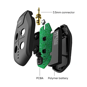 UHF Wireless Audio Transmitter Receiver Rechargeable Live Broadcast Microphone Support Lavalier Mic and Headset Mic