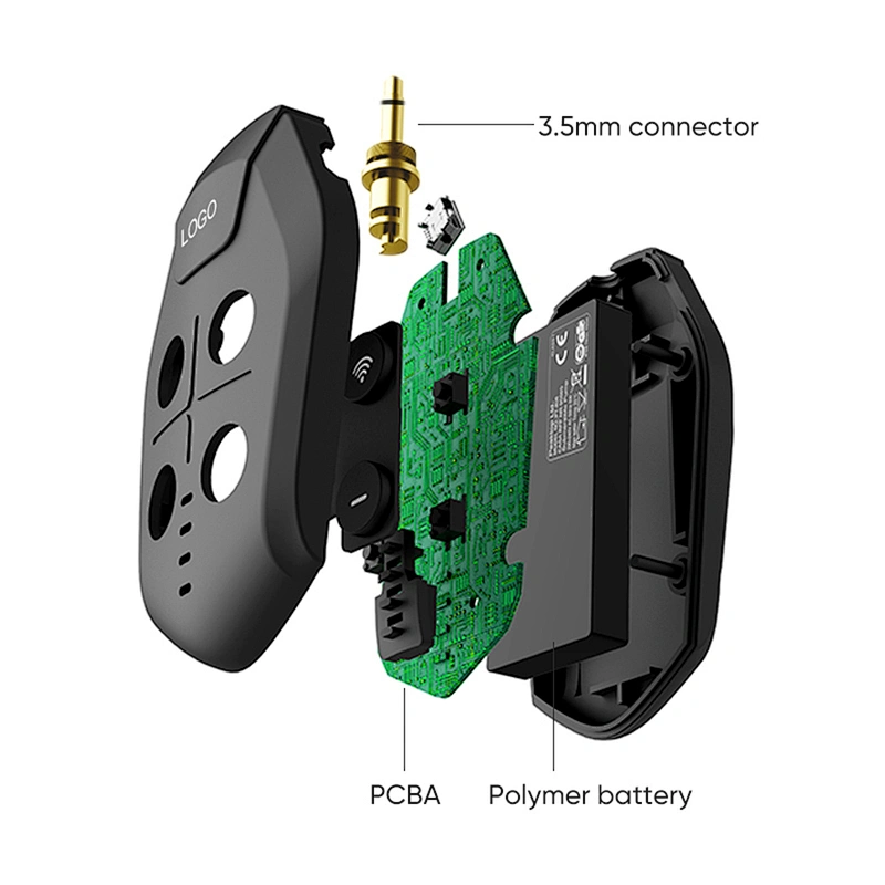 UHF Wireless Audio Transmitter Receiver Rechargeable Live Broadcast Microphone Support Lavalier Mic and Headset Mic