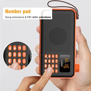 Mini Size Portable Rechargeable Digital Bluetooth Wireless Speaker with FM Radio, TF Card Play
