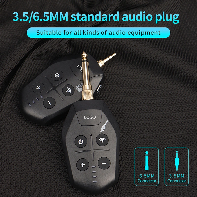 Electro-acoustic Microphone System Mini Size Portable Rechargeable UHF Wireless Instrument Microphone Set