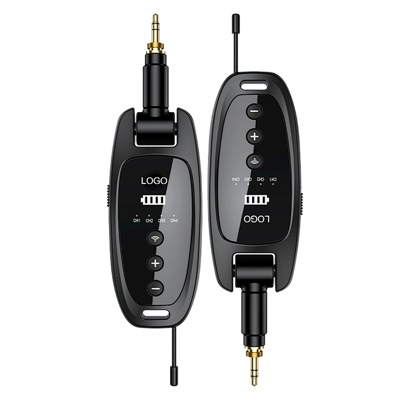 UHF 30m Wireless Transmission Distance Rechargeable 3.5/6.5mm Standard Audio Electric Guitar Transmitter Receiver Microphone