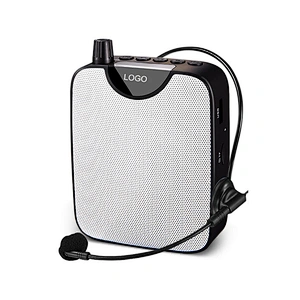 1800mAh Rechargeable 10W Power Wired Voice Amplifier with Bluetooth 5.0 Speaker and Acoustic Microphone for Teaching, Meeting