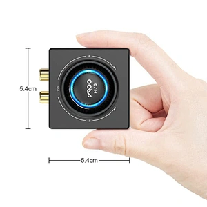 Bluetooth Audio Adapter for Music Streaming Sound System, Bluetooth Receiver with RCA/AUX for Car, Phone, Speaker