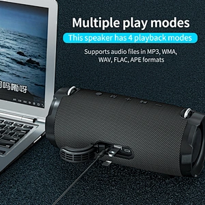 Mini UHF 40W Output Power IPX5 Waterproof 4400mAh Rechargeable Bluetooth Hi-Fi Speaker with UHF Wireless Karaoke Microphone