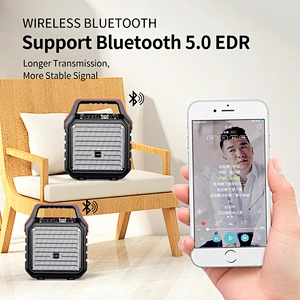 Multi-function Bluetooth Speaker for Teaching Meeting Rechargeable Portable Karaoke Speaker with Mic Acoustic Speakers