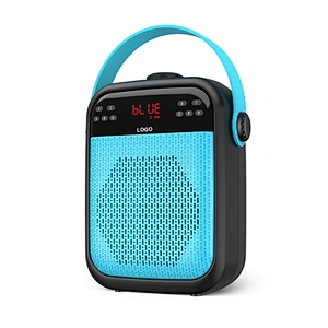 Small Size Hi-Fi FM Radio 25W Powerful Bluetooth Speaker Support TWS TF Card USB Flash Drive Rechargeable Speaker Box