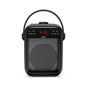 Small Size Hi-Fi FM Radio 25W Powerful Bluetooth Speaker Support TWS TF Card USB Flash Drive Rechargeable Speaker Box