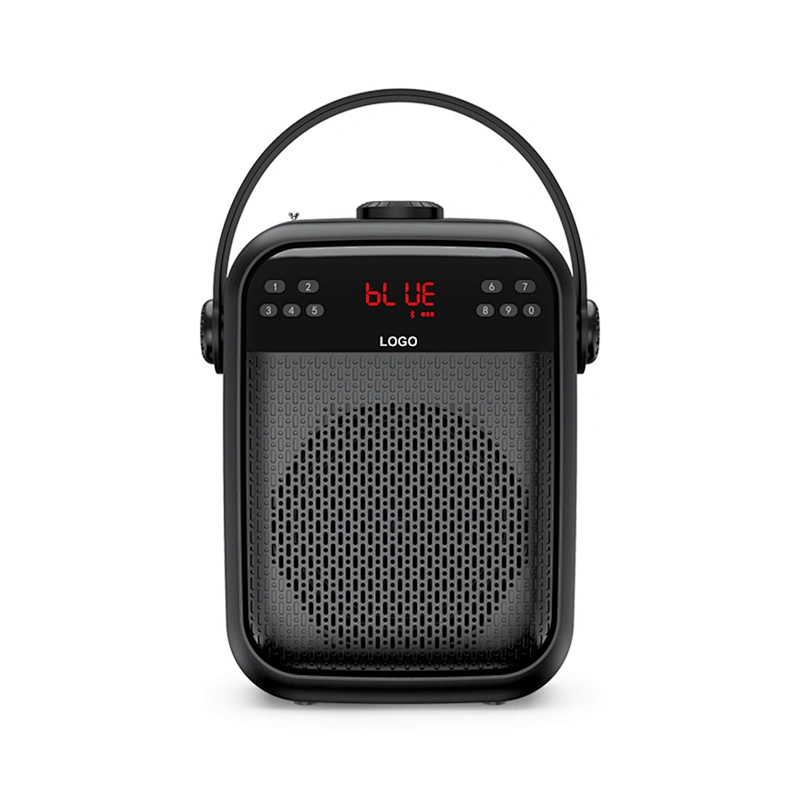 Small Size Hi-Fi FM Radio 25W Powerful Bluetooth Speaker Support TWS TF Card USB Flash Drive Rechargeable Speaker Box