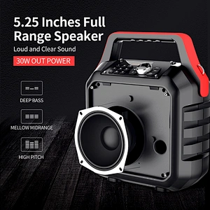 Multi-function Bluetooth Speaker for Teaching Meeting Rechargeable Portable Karaoke Speaker with Mic Acoustic Speakers