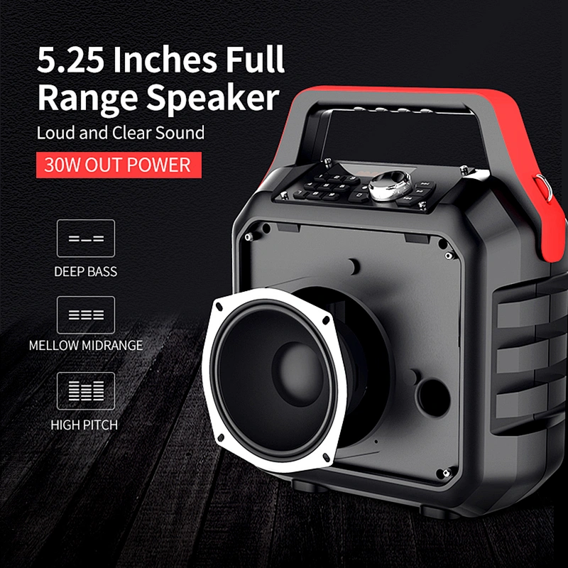 Multi-function Bluetooth Speaker for Teaching Meeting Rechargeable Portable Karaoke Speaker with Mic Acoustic Speakers