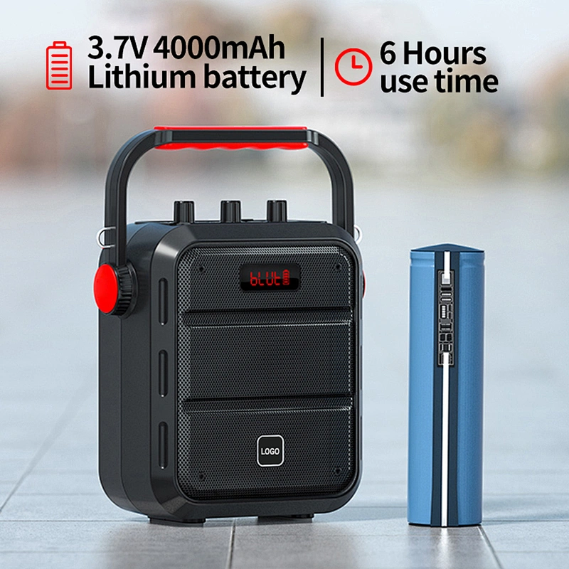 H1 Mini Best 25W Portable Loudspeaker with 4 Inch Speaker FM Radio TF Card Function Outdoor Bluetooth Speaker