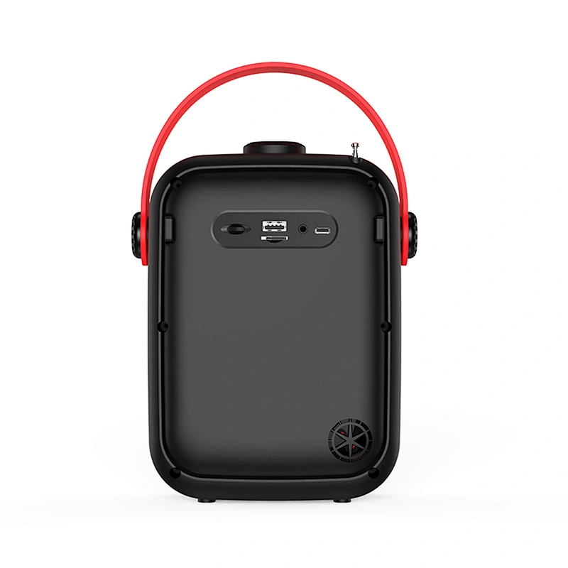Small Size Hi-Fi FM Radio 25W Powerful Bluetooth Speaker Support TWS TF Card USB Flash Drive Rechargeable Speaker Box