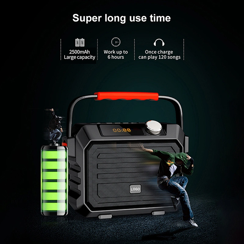 30W Multi-functional Portable Speaker Wireless PA Speaker Bluetooth Speakers Bass High Quality Loud for Party DJ Karaoke