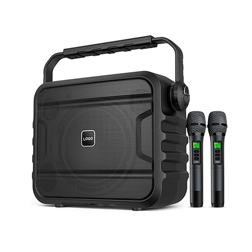 120 Watts Powerful Musical Instrument Speaker Set Professional 8 Inch Bluetooth PA Speaker With Microphone
