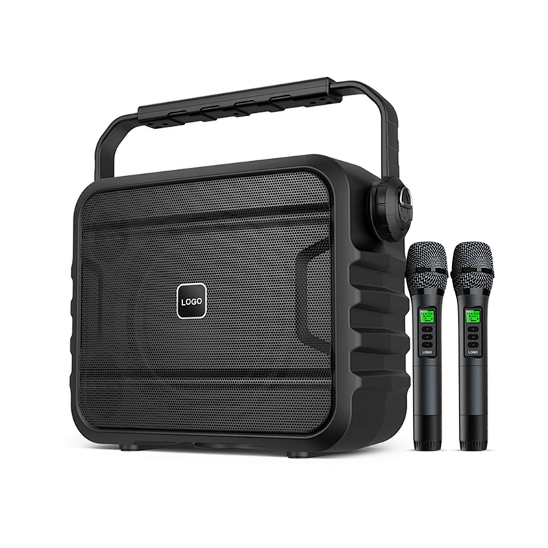 120 Watts Powerful Musical Instrument Speaker Set Professional 8 Inch Bluetooth PA Speaker With Microphone