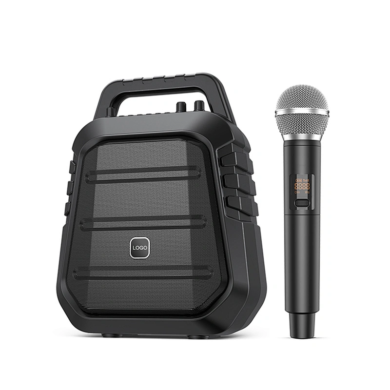 Rechargeable 40w Powerful Outdoor Bluetooth Speaker System With Microphone UHF Wireless Portable Karaoke Speaker