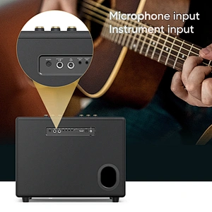 Portable 150W Big Sound Optical input 10000Mah Battery Home Audio Karaoke Speaker with Wireless Microphone