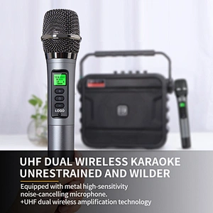 120 Watts Powerful Musical Instrument Speaker Set Professional 8 Inch Bluetooth PA Speaker With Microphone