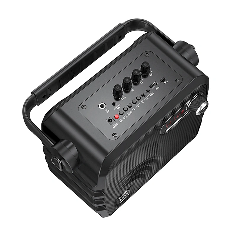 40W Powerful Bluetooth Audio Player With Screen Display And Remote Control Outdoor Wireless Karaoke Speaker Set