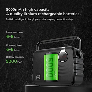 Outdoor Usage Big 70W Portable TWS Function Karaoke UHF Wireless Speaker With MIC