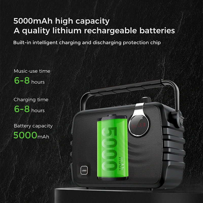 Outdoor Usage Big 70W Portable TWS Function Karaoke UHF Wireless Speaker With MIC