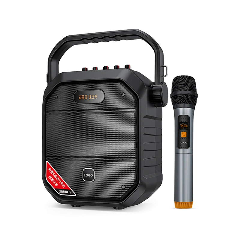 40 Watts 6.5 Inch Big Power Party Speaker With Microphone Light Weight Portable Outdoor Bluetooth Karaoke Speaker
