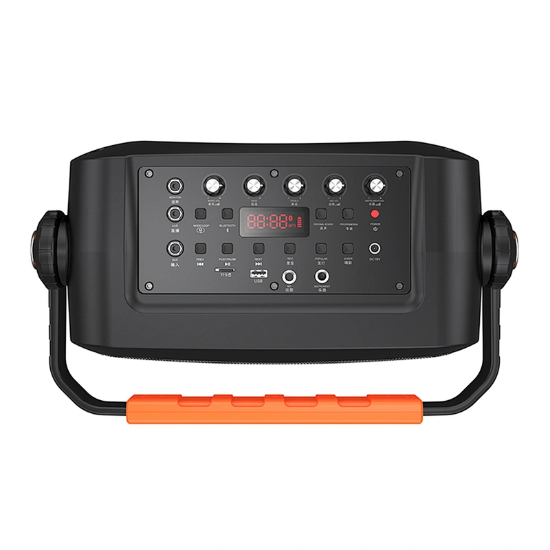 120 Watts Powerful Musical Instrument Speaker Set Professional 8 Inch Bluetooth PA Speaker With Microphone