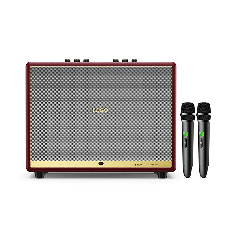 Portable 150W Big Sound Optical input 10000Mah Battery Home Audio Karaoke Speaker with Wireless Microphone
