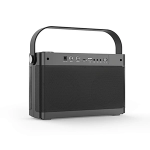 40w Powerful 3.5 Inch Audio Speaker Portable High End Home Hi-Fi Speaker With Handheld Microphone