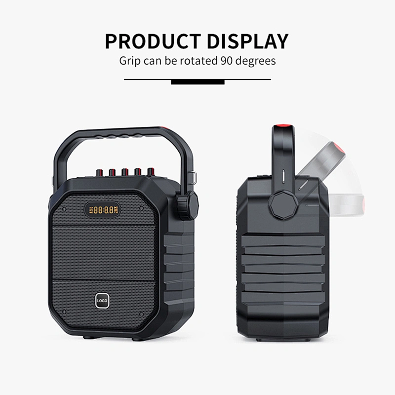 40 Watts 6.5 Inch Big Power Party Speaker With Microphone Light Weight Portable Outdoor Bluetooth Karaoke Speaker