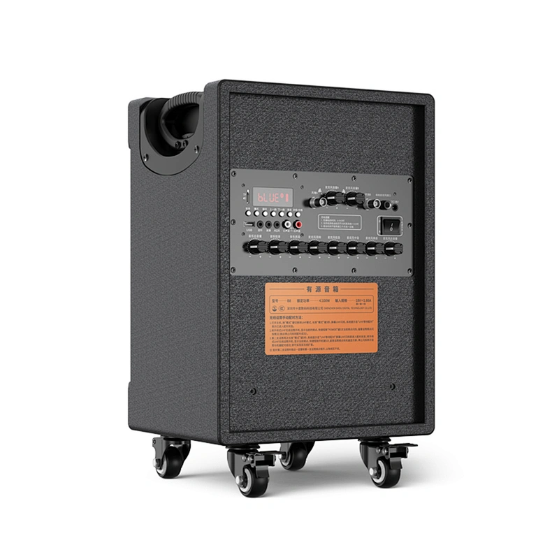 150W Multi-function Portable Speaker for Teaching/Meeting/Karaoke Outdoor Powered BT Loud Speaker with Mic