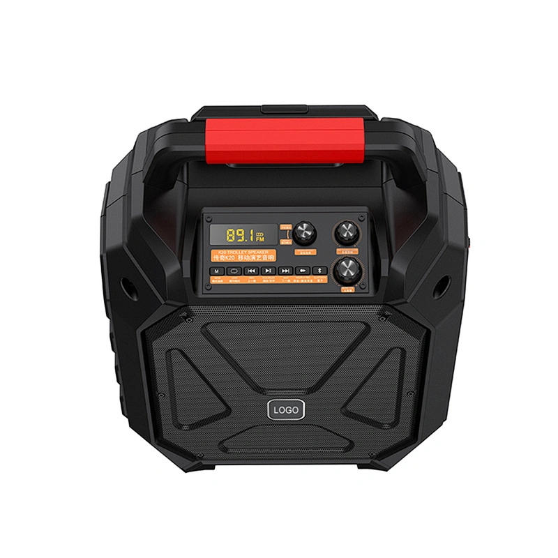 Big Power 120W Original Sound UHF High frequency Wireless PA Technology Karaoke Speaker Trolley Wheels Outdoor Speaker