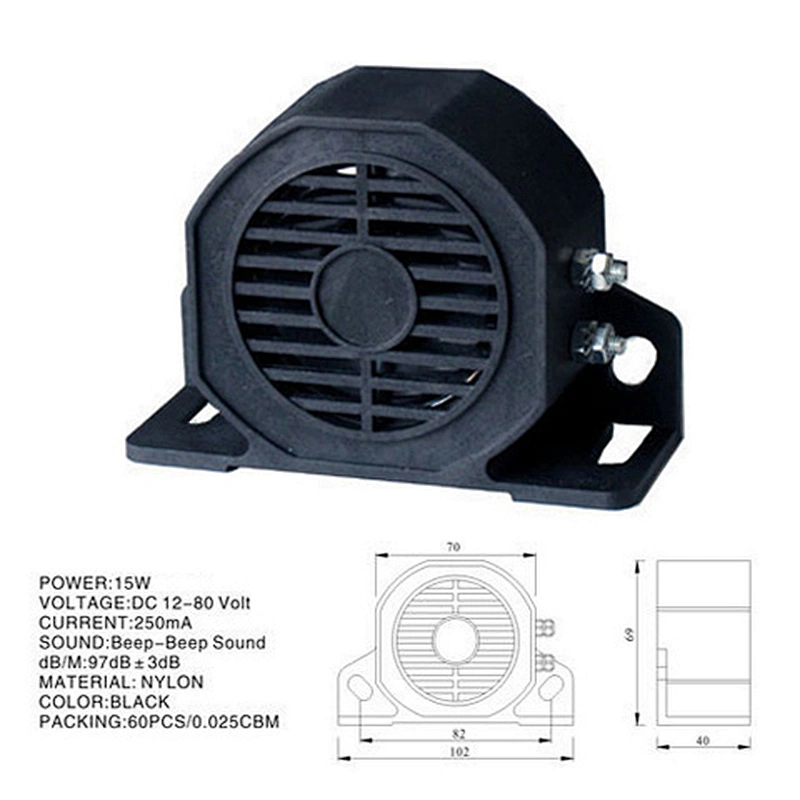 Good Quality Reverse Back Up Alarm With Custom Sound