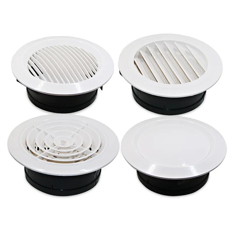 High Quality plastic valve air vent Round Plastic Valve Air Vent Covers Round Vent Louver For HVAC