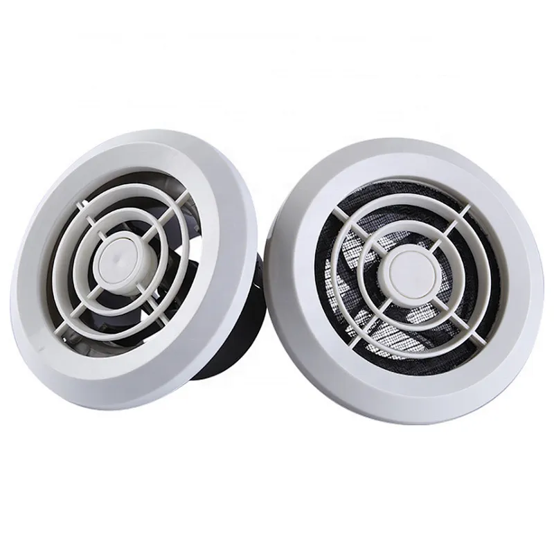 The Latest Round Exhaust Air Vent Ceiling Diffuser Wall Ventilation Outlet For Air Conditioning Ventilation System