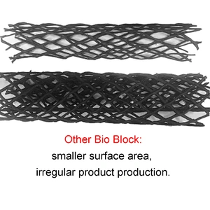 Plastic Filter Tube Set Media  Water Filtration  Fish Pond Tricking filter  Bio block media