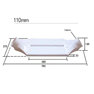 High Quality flat air duct plastic air duct