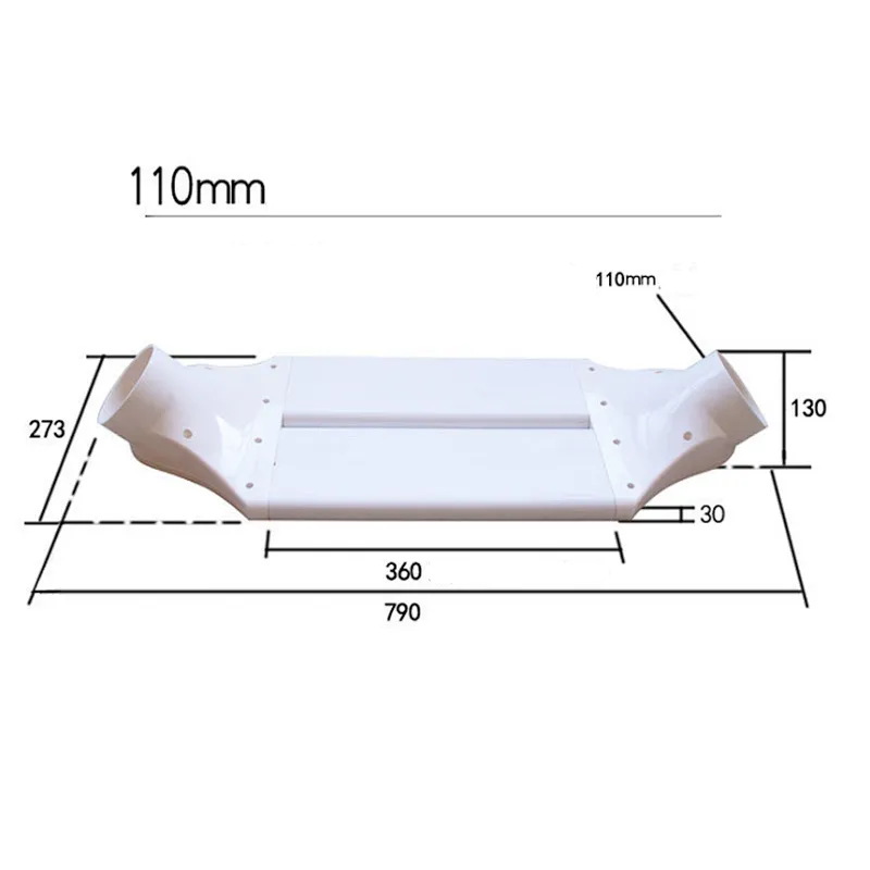 High Quality flat air duct plastic air duct