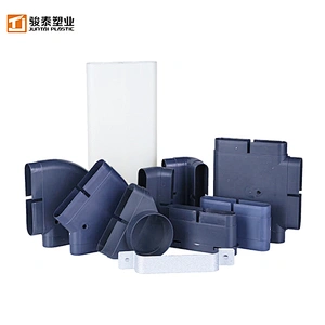 100mm  ABS Air condintioner Flange Panel Hose Pipe  Round Air Duct Cover