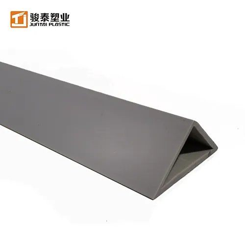 triangular shape plastic tube pvc extruded tubes
