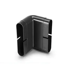 Wall Mounted Air Vent Pipe ABS Plastic 45 Degree Elbow Duct Apartment Lifetime Contemporary