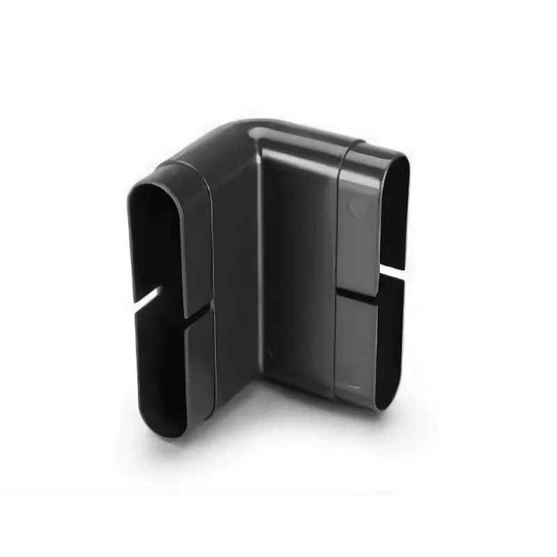 Wall Mounted Air Vent Pipe ABS Plastic 45 Degree Elbow Duct Apartment Lifetime Contemporary
